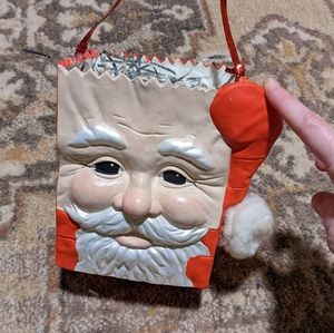 Ceramic Santa gift bag
